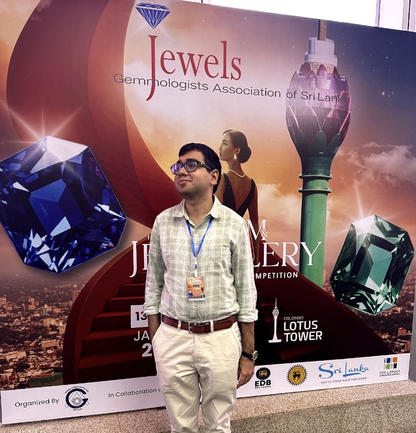 At the Jewels exhibition by the Gemmologists Association of Sri Lanka